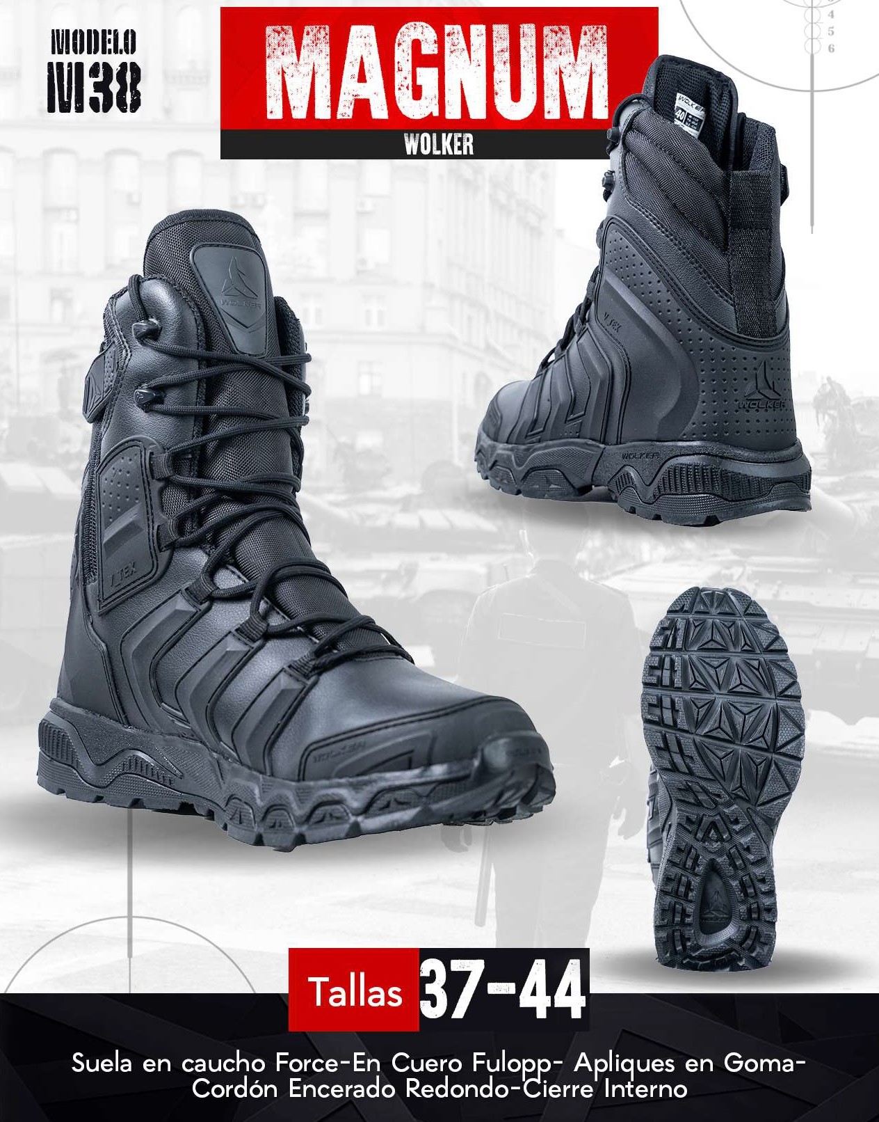 BOTAS WOLKER MAGNUM 40